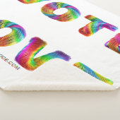 SlipperyJoe's stem liefde gelijkheid gay pride ges Sherpa Deken (3/4)