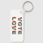 SlipperyJoe's stem liefde gelijkheid gay pride ges Sleutelhanger (Achterkant)