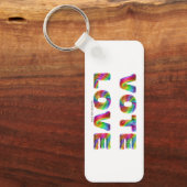 SlipperyJoe's stem liefde gelijkheid gay pride ges Sleutelhanger (Voorkant)