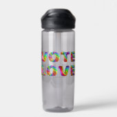 SlipperyJoe's stem liefde gelijkheid gay pride ges Waterfles (Achterkant)