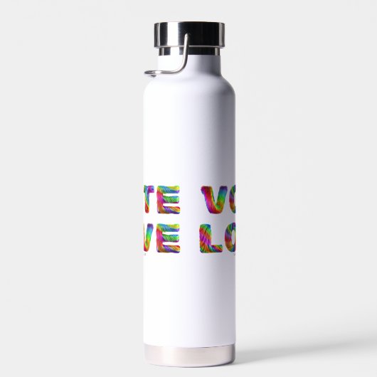 SlipperyJoe's stem liefde gelijkheid gay pride ges Waterfles (Rechts)