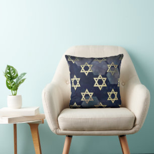 SlipperyJoe's sterke Hanukkah-sfeer Davidster m Kussen