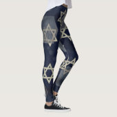 SlipperyJoe's sterke Hanukkah-sfeer Davidster m Leggings (Rechts)
