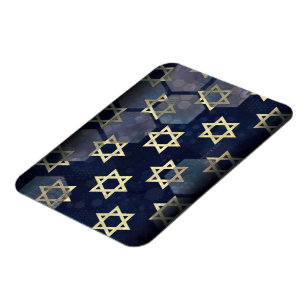 SlipperyJoe's sterke Hanukkah-sfeer Davidster m Magneet