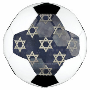 SlipperyJoe's sterke Hanukkah-sfeer Davidster m Voetbal