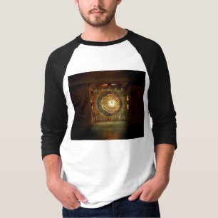 SlipperyJoe's stoomthema Nieuwjaar ronde meta T-shirt