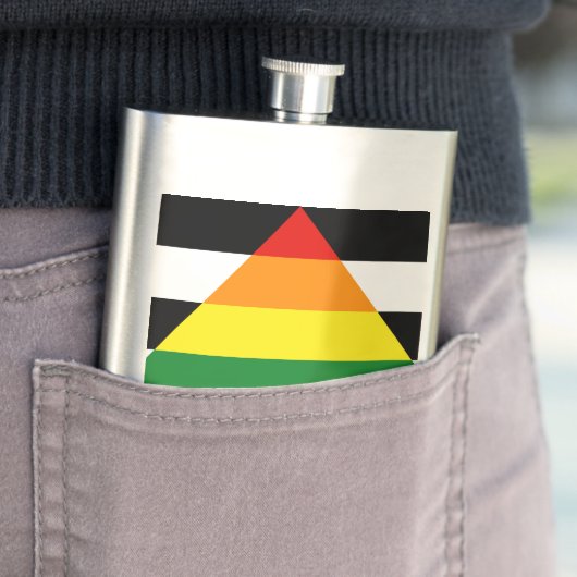 SlipperyJoe's Straight Ally Flag homo geschenken L Flacon (Voorbeeld)
