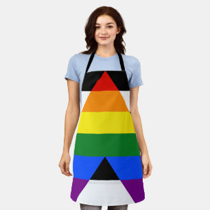 SlipperyJoe's Straight Ally Flag homo geschenken L Schort