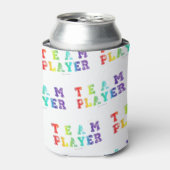 SlipperyJoe's Team Player zegt verloop regenboog c Blikjeskoeler (Blikje Voorkant)