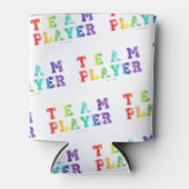 SlipperyJoe's Team Player zegt verloop regenboog c Blikjeskoeler (Voorkant)