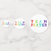 SlipperyJoe's Team Player zegt verloop regenboog c Confetti (Voorkanten)