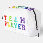 SlipperyJoe's Team Player zegt verloop regenboog c Toilettasje (Rechterhoek)
