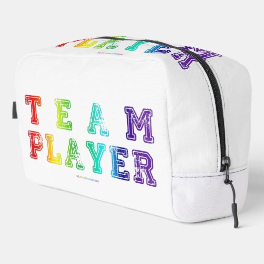 SlipperyJoe's Team Player zegt verloop regenboog c Toilettasje (Rechterhoek)