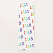 SlipperyJoe's Team Player zegt verloop regenboog c Yogamat (Achterkant)