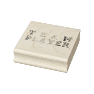 SlipperyJoe's teamspeler gevuld met gladde regenbo Rubberstempel