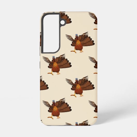 SlipperyJoe's Thanksgiving gobble responsibly live Samsung Galaxy Hoesje (Achterkant)