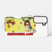 SlipperyJoe's Thanksgiving grappige laat pelgrim r Samsung Galaxy Hoesje (Achterkant horizontaal)