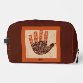 SlipperyJoe's Thanksgiving kalkoen gezellige herfs Toilettasje (Voorkant)
