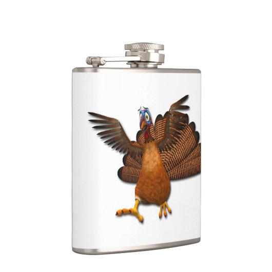 SlipperyJoe's Thanksgiving kalkoenen vleugels kleu Heupfles (Rechts)