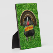 SlipperyJoe's Thanksgiving kalkoengras eten ham co Fotoplaat (Zijkant)