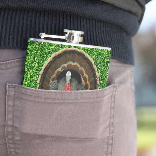 SlipperyJoe's Thanksgiving kalkoengras eten ham co Heupfles (Voorbeeld)