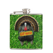 SlipperyJoe's Thanksgiving kalkoengras eten ham co Heupfles (Voorkant)