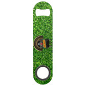 SlipperyJoe's Thanksgiving kalkoengras eten ham co Speed Flessenopener (Achterkant)