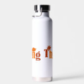 SlipperyJoe's Thanksgiving laat bruine oranje past Waterfles (Rechts)