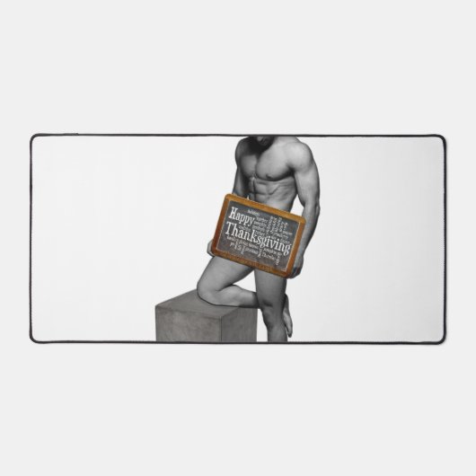 SlipperyJoe's Thanksgiving man, hete zes-pack buis Bureaumat (Voorkant)