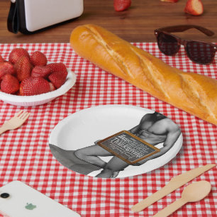 SlipperyJoe's Thanksgiving man, hete zes-pack buis Papieren Bordje