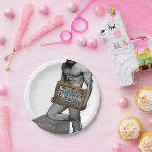 SlipperyJoe's Thanksgiving man, hete zes-pack buis Papieren Bordje (Feest)