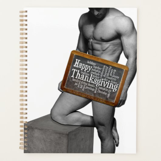 SlipperyJoe's Thanksgiving man, hete zes-pack buis Planner (Voorkant)