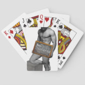 SlipperyJoe's Thanksgiving man, hete zes-pack buis Pokerkaarten (Achterkant)