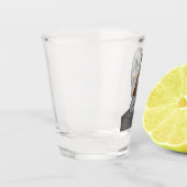 SlipperyJoe's Thanksgiving man, hete zes-pack buis Shot Glas (Links)