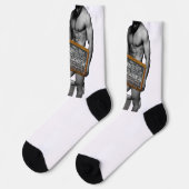 SlipperyJoe's Thanksgiving man, hete zes-pack buis Sokken (Links)