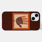 SlipperyJoe's Thanksgiving speelse kalkoen illustr Case-Mate iPhone Case (Achterkant (horizontaal))
