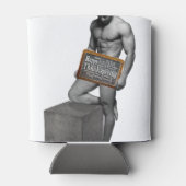 SlipperyJoe's Thanksgiving traditie gespierde man Blikjeskoeler (Achterkant)