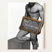 SlipperyJoe's Thanksgiving-traditie gespierde mann Planner (Achterkant)