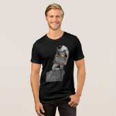 SlipperyJoe's Thanksgiving traditieviering m Tri-Blend Shirt (Voorkant volledig)