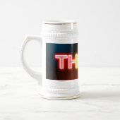 SlipperyJoe's throb regenboogachtige gradiënt dik  Bierpul (Links)