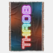 SlipperyJoe's throb regenboogachtige gradiënt dik  Deken (Voorkant Verticaal)