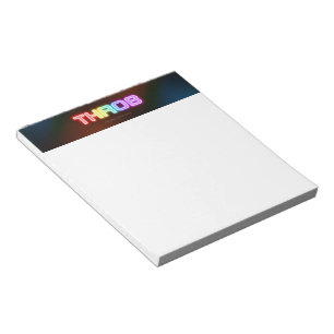 SlipperyJoe's throb regenboogachtige gradiënt dik  Notitieblok