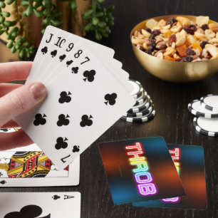SlipperyJoe's throb regenboogachtige gradiënt dik  Pokerkaarten