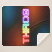 SlipperyJoe's throb regenboogachtige gradiënt dik Sherpa Deken (Voorkant (horizontaal))