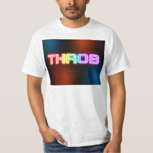SlipperyJoe's throb regenboogachtige gradiënt dik  T-shirt