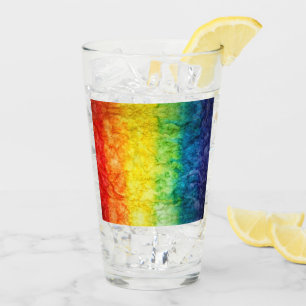 SlipperyJoe's tie-dye vlag regenboog in iets organ Glas