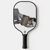 SlipperyJoe's traditionele Thanksgiving gespierde Pickleball Paddle (Achterkant)