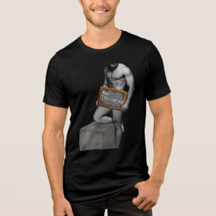 SlipperyJoe's traditionele Thanksgiving gespierde  Tri-Blend Shirt