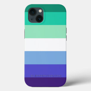 SlipperyJoe's trans-inclusieve gay mannen vlag pal Case-Mate iPhone Case