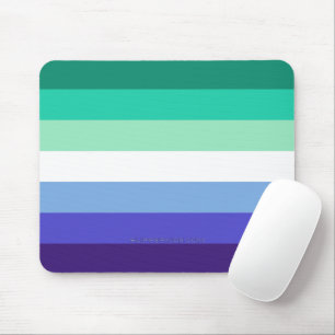 SlipperyJoe's trans-inclusieve gay mannen vlag pal Muismat